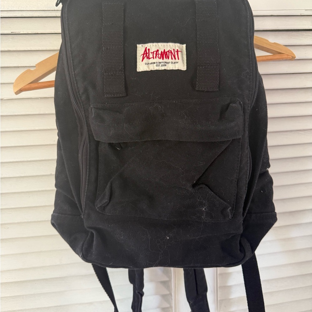 Altamont  heavy canvas Classic Black Backpack